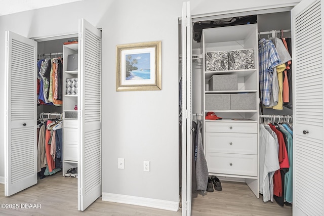 view of closet