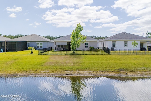 5567 Estero Loop, Port Orange, FL 32128 - water view with a fenced backyard
