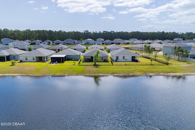 5567 Estero Loop, Port Orange, FL 32128 - drone / aerial view featuring a water view and a residential view