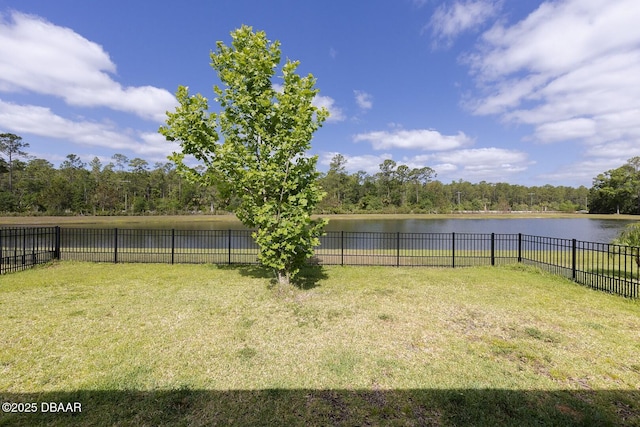 5567 Estero Loop, Port Orange, FL 32128 - view of yard with a water view and a fenced backyard