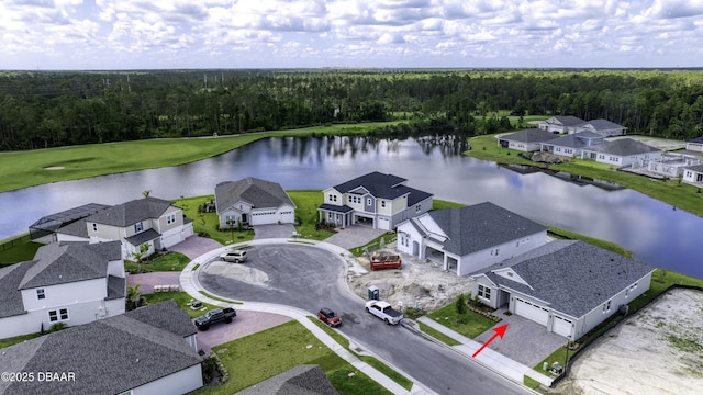 1316 Loftwedge Cir, Daytona Beach, FL 32124 - aerial perspective of suburban area featuring a nearby body of water and a golf course