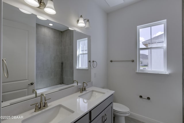 1316 Loftwedge Cir, Daytona Beach, FL 32124 - full bath featuring double vanity and tub / shower combination