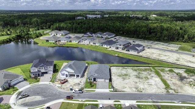 1316 Loftwedge Cir, Daytona Beach, FL 32124 - aerial perspective of suburban area featuring a heavily wooded area and a nearby body of water