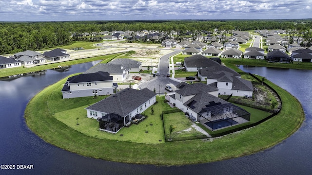1316 Loftwedge Cir, Daytona Beach, FL 32124 - aerial view of residential area with a large body of water