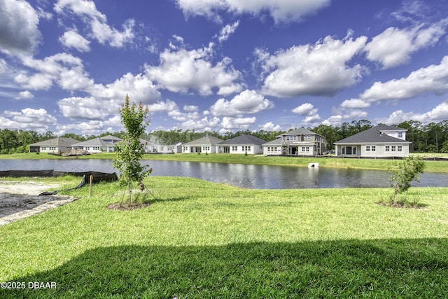 1316 Loftwedge Cir, Daytona Beach, FL 32124 - view of grassy yard featuring a water view and a residential view