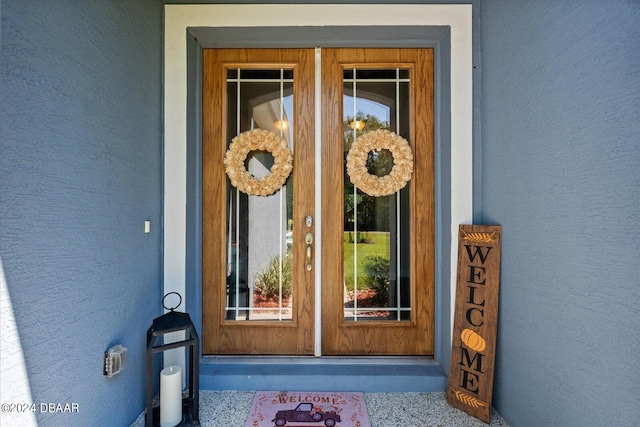 view of entrance to property