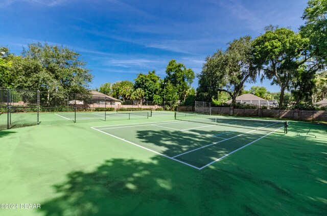 view of sport court