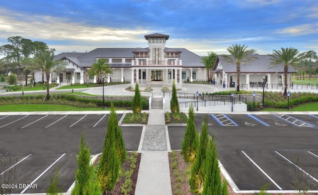 497 Stirling Bridge Dr, Ormond Beach, FL 32174 - view of property featuring uncovered parking
