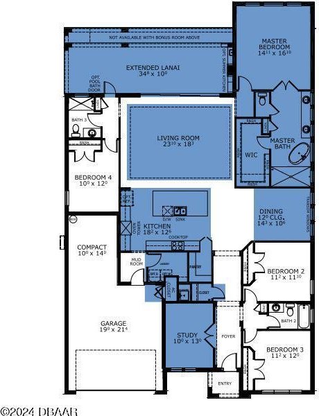 497 Stirling Bridge Dr, Ormond Beach, FL 32174 - property floor plan