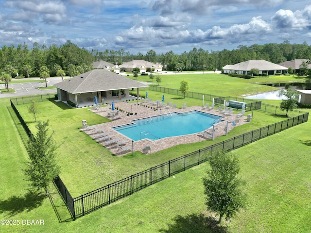 24 Shear Water Trl, Ormond Beach, FL 32174 - community pool with a patio area and a water view
