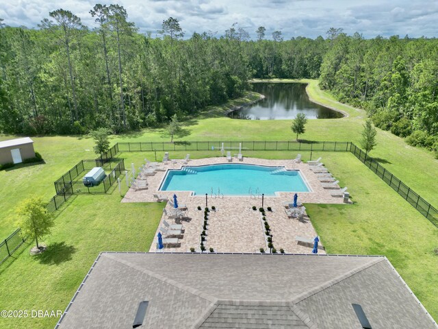 24 Shear Water Trl, Ormond Beach, FL 32174 - community pool featuring a water view