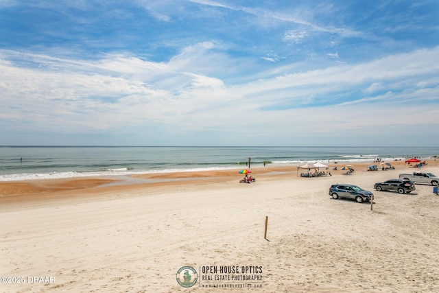 property view of water with a view of the beach