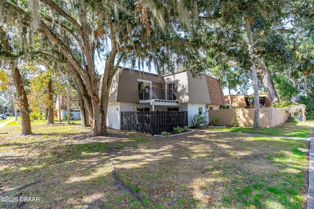 view of back of property