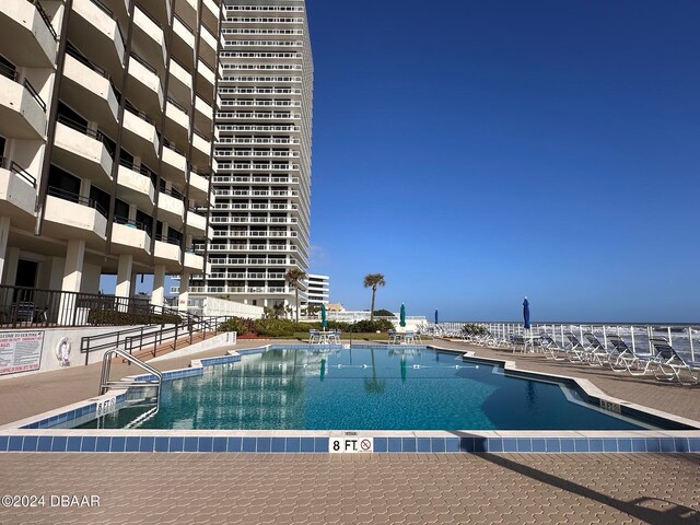 view of pool