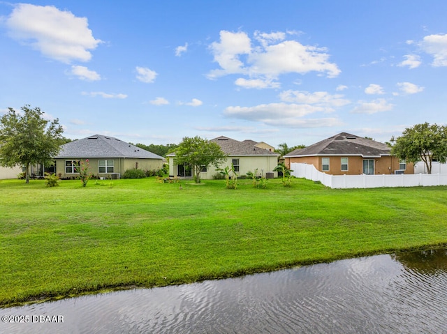 1743 Savannah Ln, Port Orange, FL 32128 - view of yard with a water view