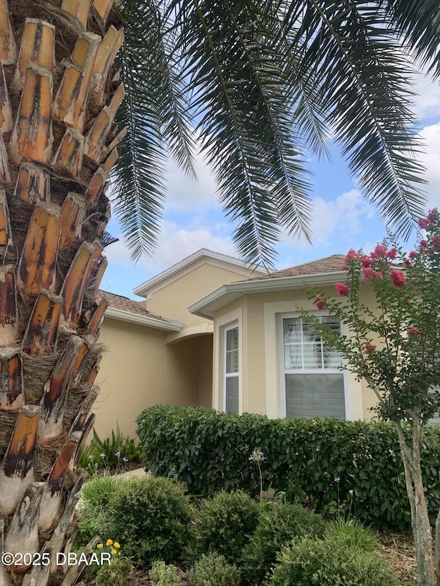 2672 Star Coral Ln, New Smyrna Beach, FL 32168 - view of side of property with stucco siding