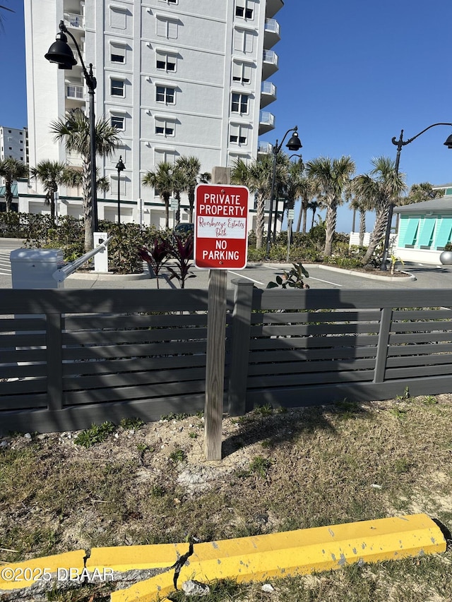 exterior details with fence