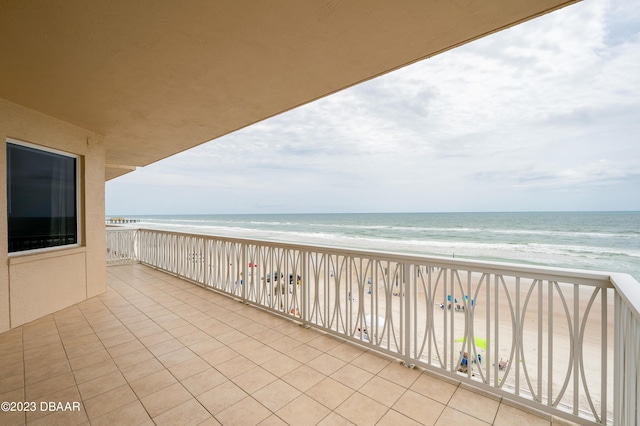 3801 S Atlantic Ave Unit 303, Daytona Beach Shores, FL 32118 - balcony with view of water and beach