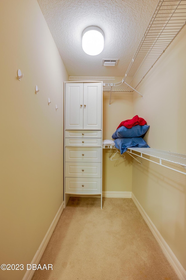 3801 S Atlantic Ave Unit 303, Daytona Beach Shores, FL 32118 - walk in closet with light colored carpet