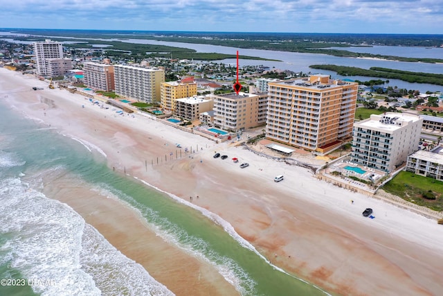 3801 S Atlantic Ave Unit 303, Daytona Beach Shores, FL 32118 - aerial view of extended coastline