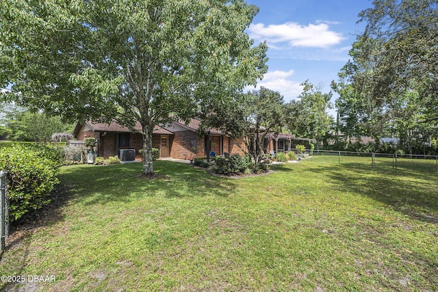 229 Riverbend Rd, Ormond Beach, FL 32174 - view of yard featuring central AC unit