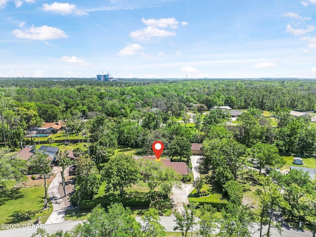229 Riverbend Rd, Ormond Beach, FL 32174 - bird's eye view of a heavily wooded area