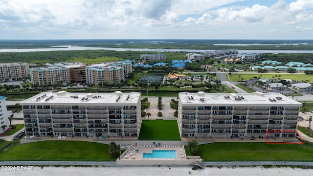 4621 S Atlantic Ave Ave Unit 7101, Ponce Inlet, FL 32127 - bird's eye view of apartment complex / building and a large body of water