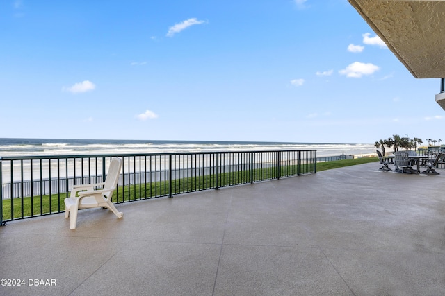 4621 S Atlantic Ave Ave Unit 7101, Ponce Inlet, FL 32127 - patio / terrace with a water view