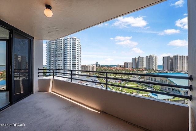 1 Oceans W Blvd Unit 8A2, Daytona Beach, FL 32118 - balcony with a city view