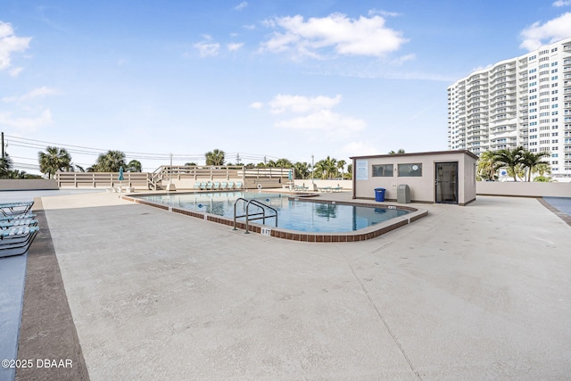 1 Oceans W Blvd Unit 8A2, Daytona Beach, FL 32118 - community pool with a patio