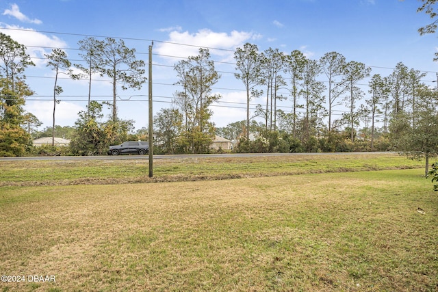 view of yard