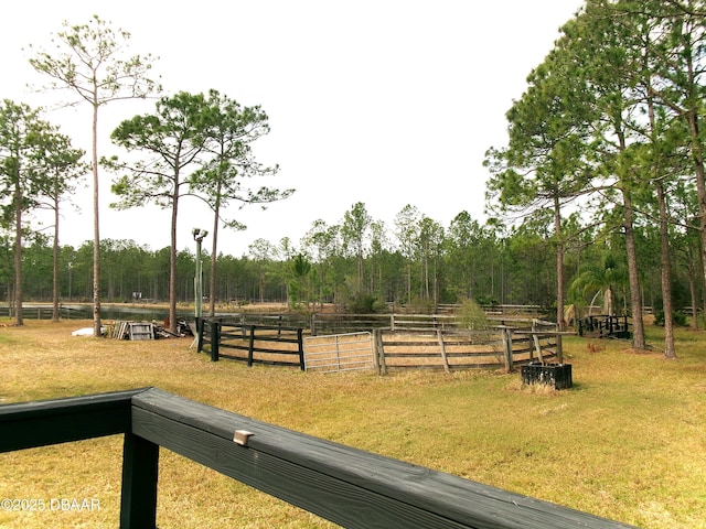 surrounding community featuring a lawn