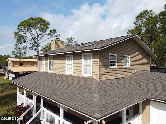 view of back of property