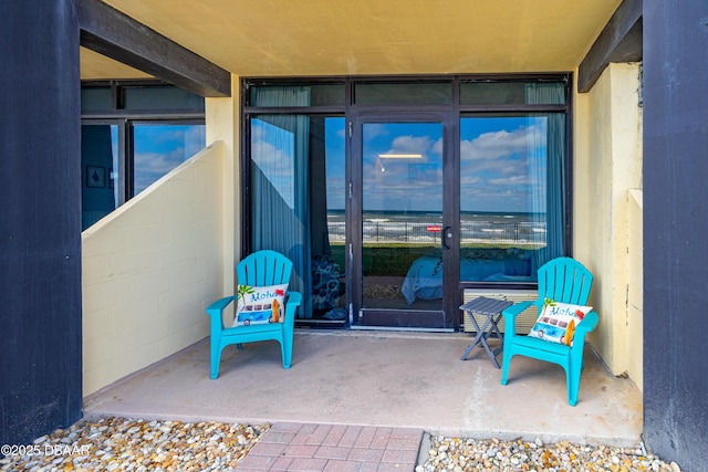 2301 S Atlantic Ave Unit 132, Daytona Beach, FL 32118 - entrance to property with a patio and concrete block siding