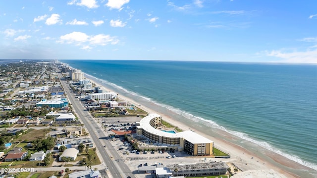 2301 S Atlantic Ave Unit 132, Daytona Beach, FL 32118 - birds eye view of property featuring a view of the beach, a water view, and a city view