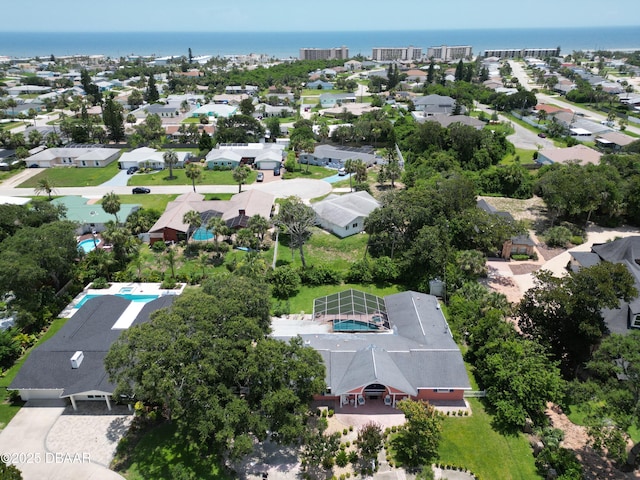 2667 John Anderson Dr, Ormond Beach, FL 32176 - aerial view of residential area featuring a large body of water