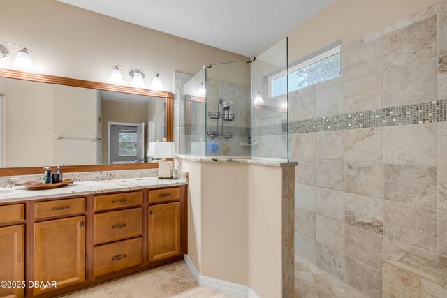 6 Promenade Pl, Palm Coast, FL 32164 - bathroom with walk in shower and vanity