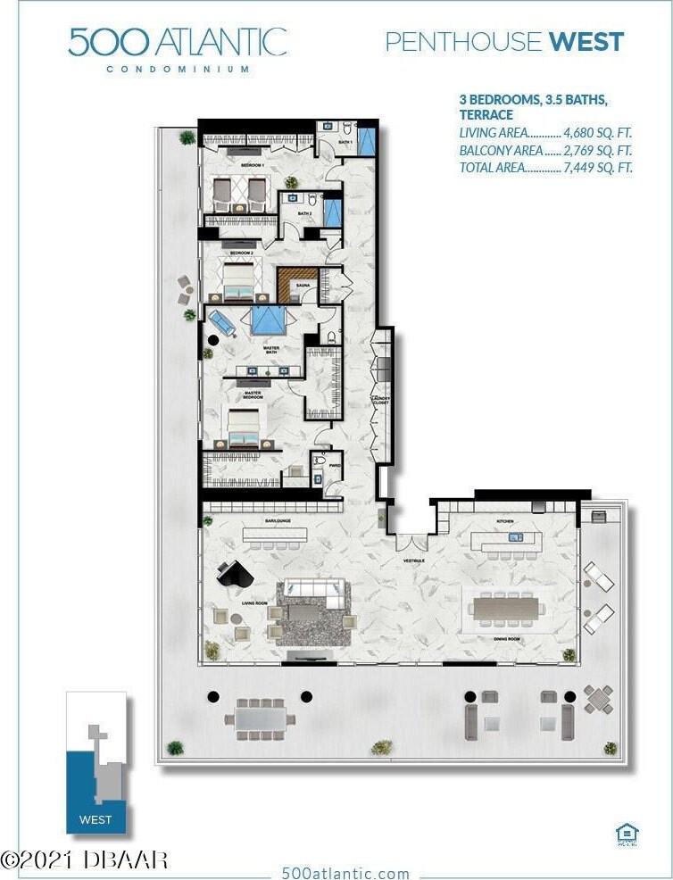 500 N Atlantic Ave Ph-West, Ph-West Daytona Beach, FL 32118 - photo 2