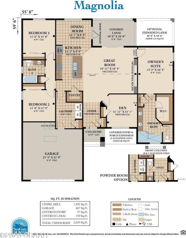 111 Bird Of Paradise Dr, Palm Coast, FL 32137 - property floor plan