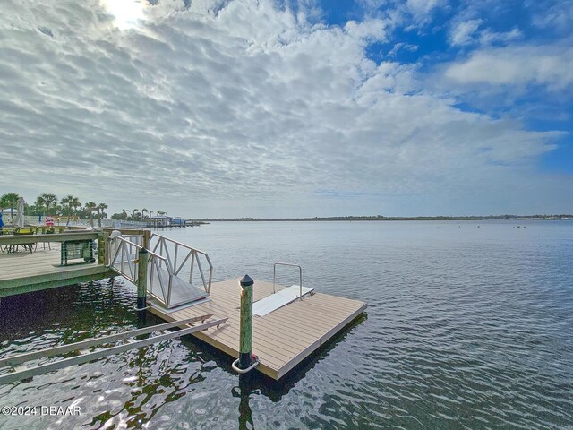 3606 S Peninsula Dr # 404, Port Orange, FL 32127 - dock with a water view