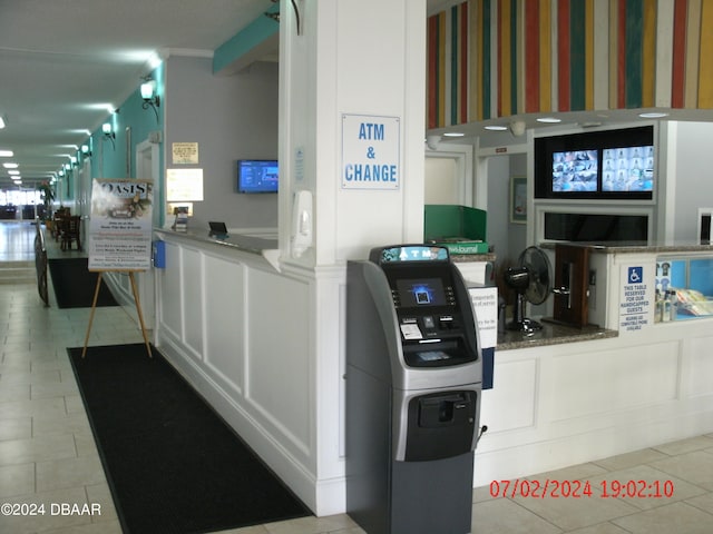 view of utility room