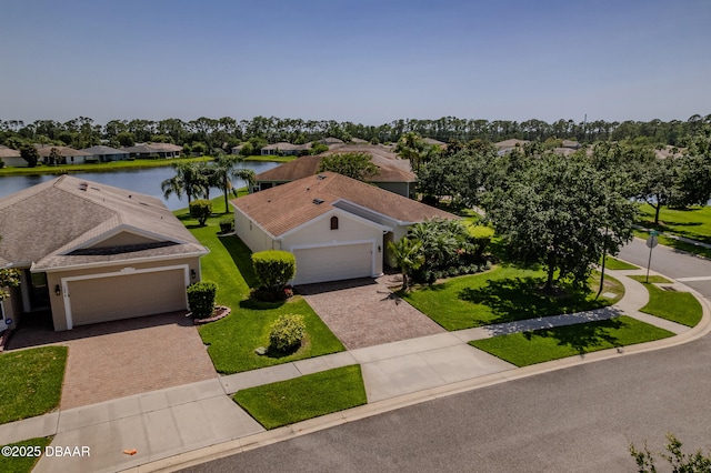 1248 Girog Ave, Port Orange, FL 32129 - aerial view of residential area with a large body of water and a tree filled landscape