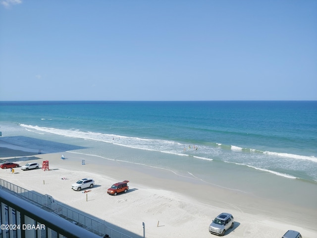 water view with a view of the beach