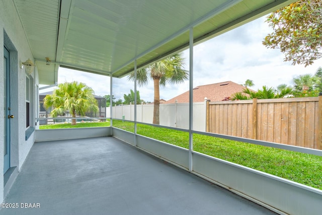 12 Sea Swallow Ter, Ormond Beach, FL 32176 - view of unfurnished sunroom