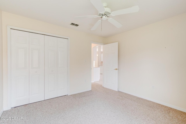 12 Sea Swallow Ter, Ormond Beach, FL 32176 - unfurnished bedroom featuring carpet floors, a closet, and ceiling fan