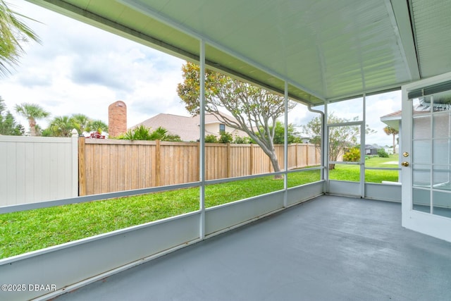 12 Sea Swallow Ter, Ormond Beach, FL 32176 - view of unfurnished sunroom