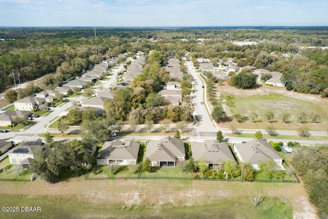 drone / aerial view featuring a residential view