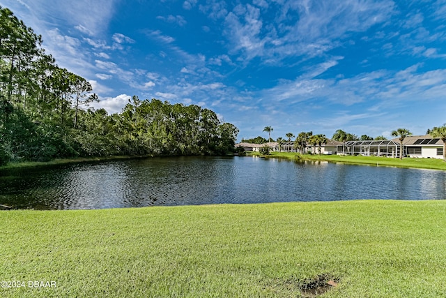 view of water feature