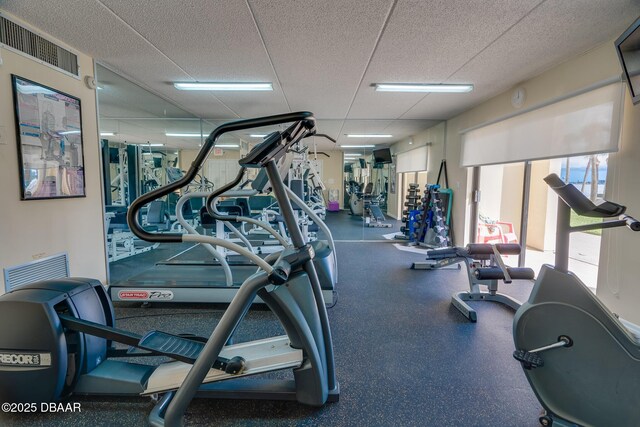 view of exercise room
