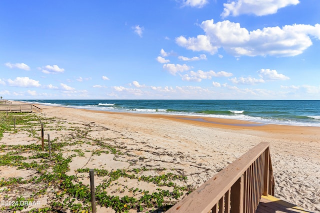 water view featuring a view of the beach